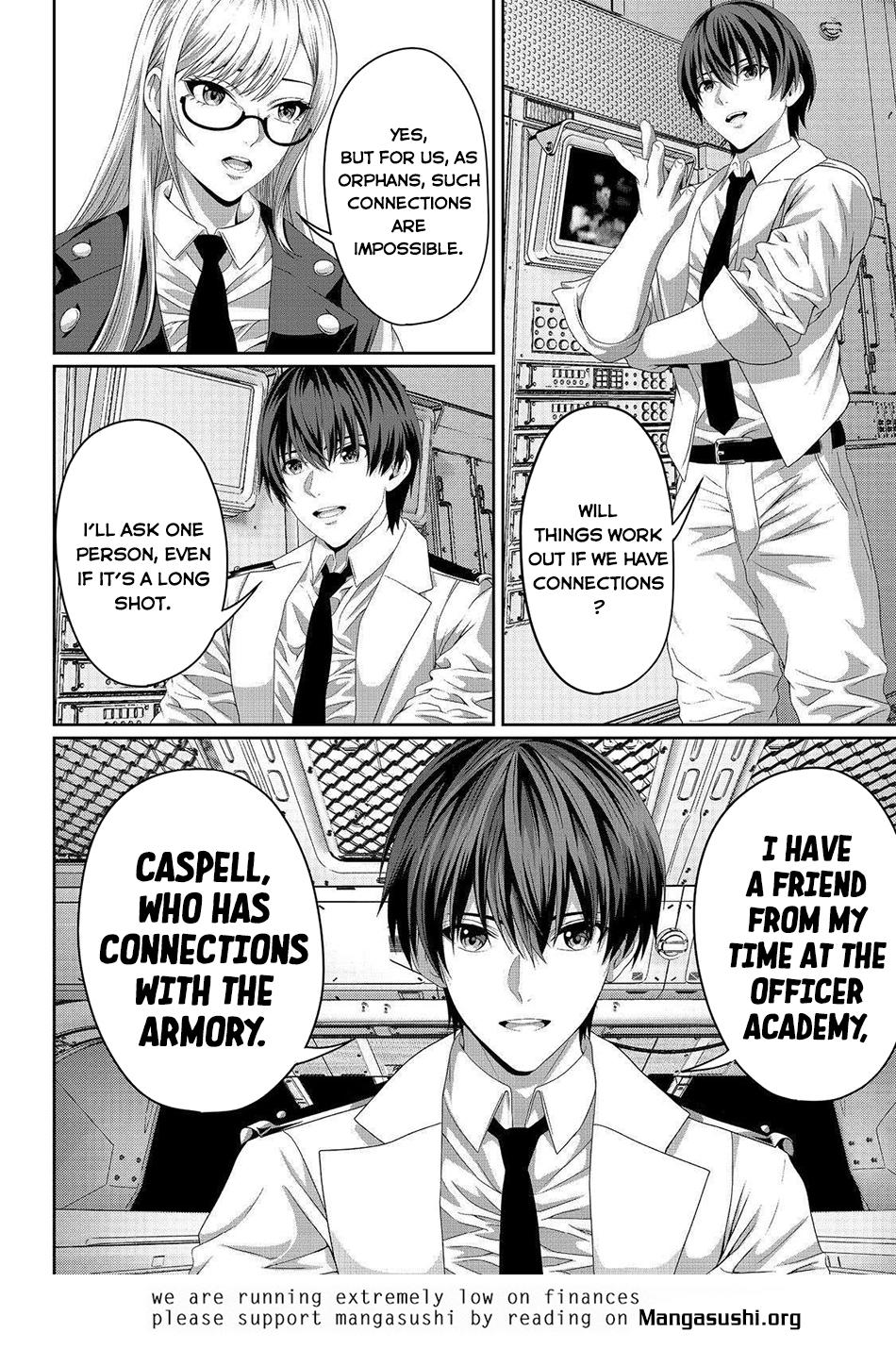 "Koko wa Makasete Saki ni Ike!" o Shitai Shinitagari no Nozomanu Uchuu Gekokujou @COMIC Chapter 9 page 21 - 