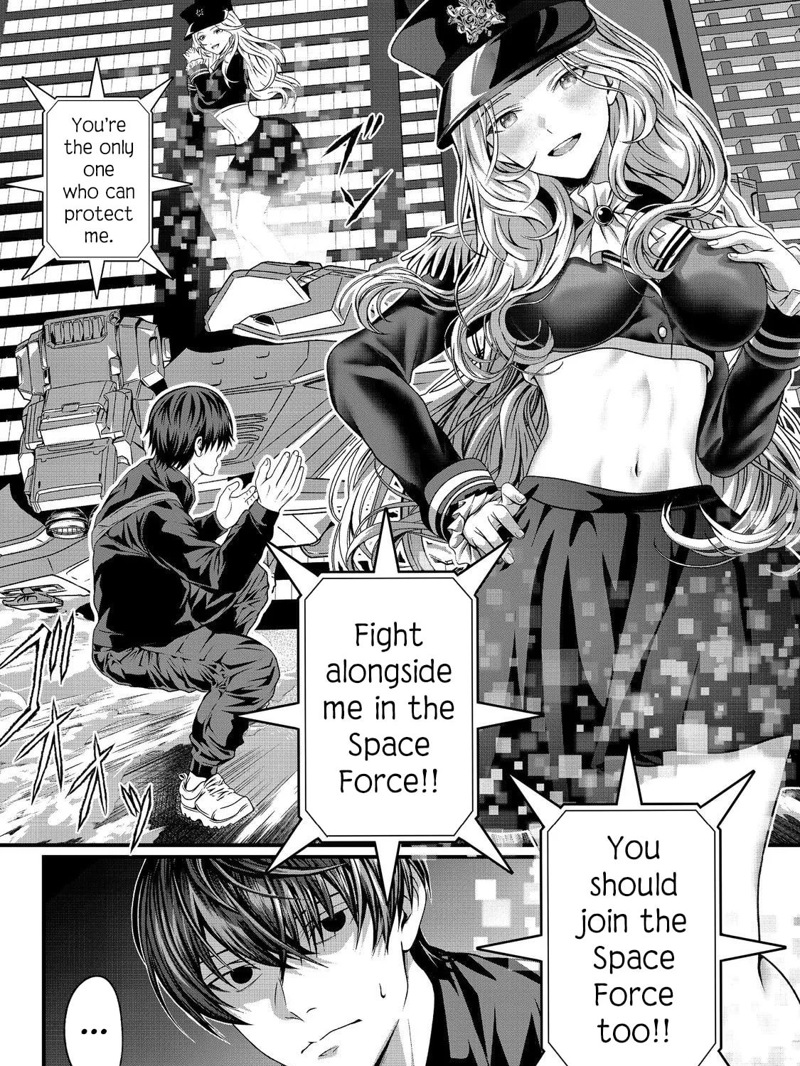 "Koko wa Makasete Sakini Ike!" wo shitai Shinitagari no Nozomanu Uchuu Gekokujou Chapter 1 page 43 - 