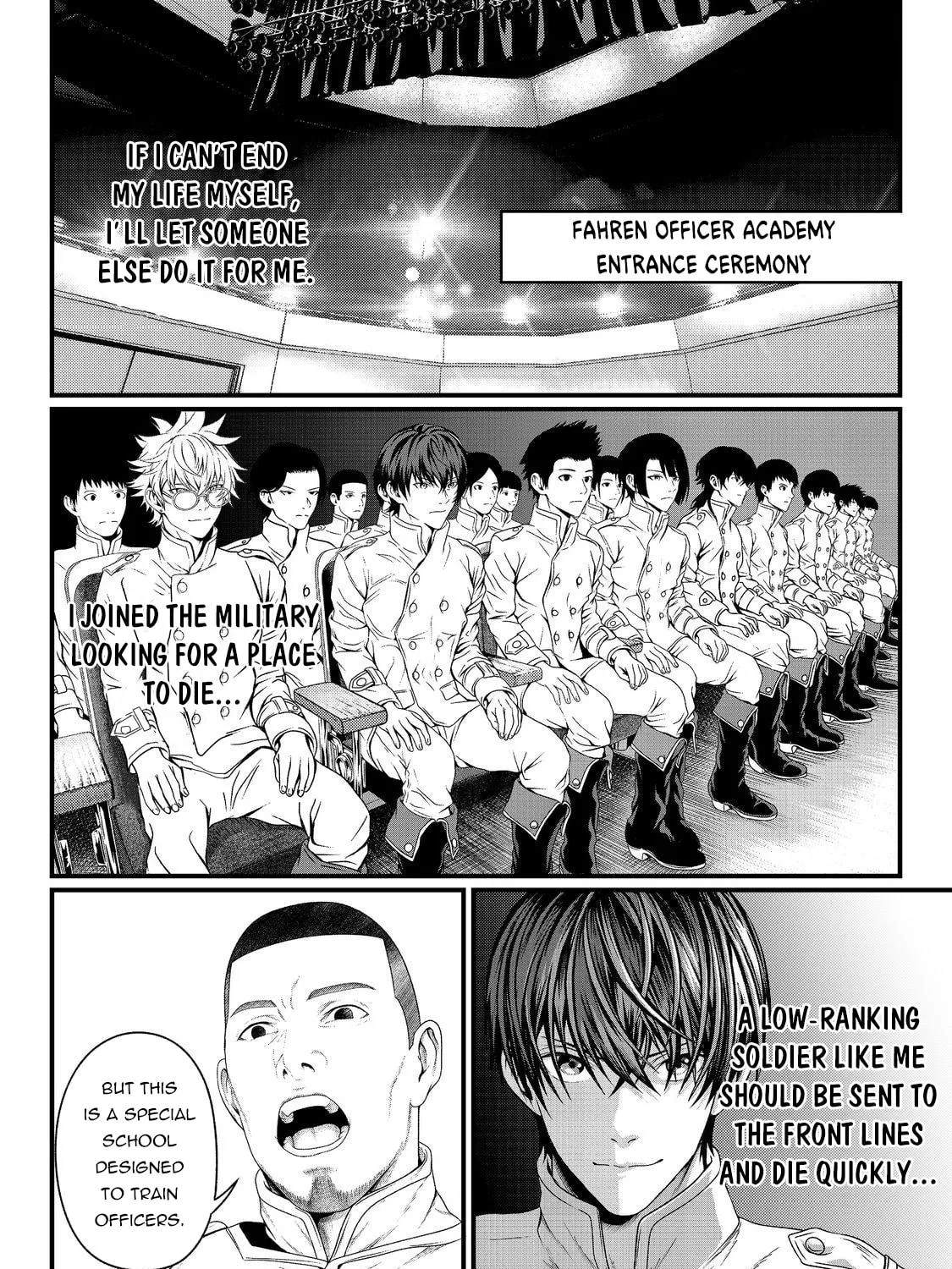 "Koko wa Makasete Sakini Ike!" wo shitai Shinitagari no Nozomanu Uchuu Gekokujou Chapter 1 page 47 - 