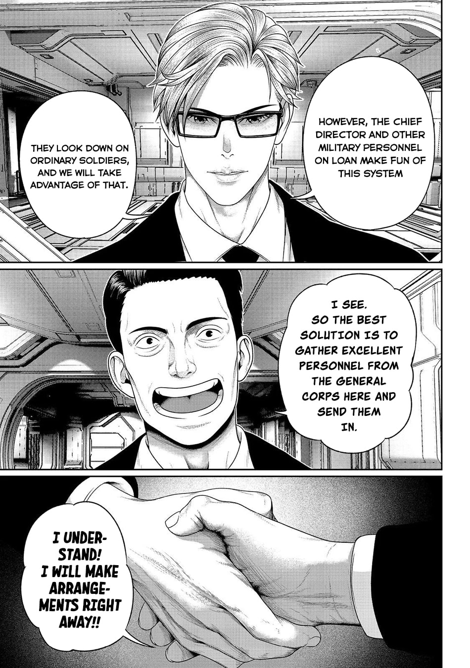 "Koko wa Makasete Sakini Ike!" wo shitai Shinitagari no Nozomanu Uchuu Gekokujou Chapter 11 page 18 - 