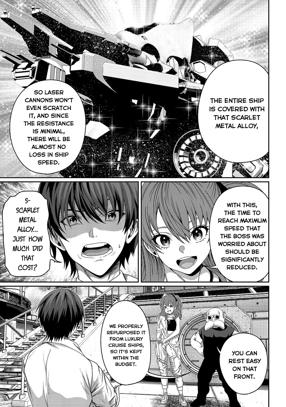"Koko wa Makasete Sakini Ike!" wo shitai Shinitagari no Nozomanu Uchuu Gekokujou Chapter 14 page 11 - 