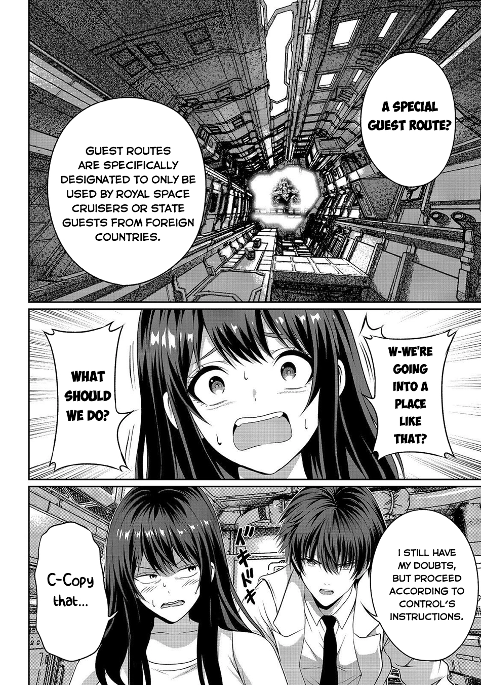 "Koko wa Makasete Sakini Ike!" wo shitai Shinitagari no Nozomanu Uchuu Gekokujou Chapter 15 page 5 - 