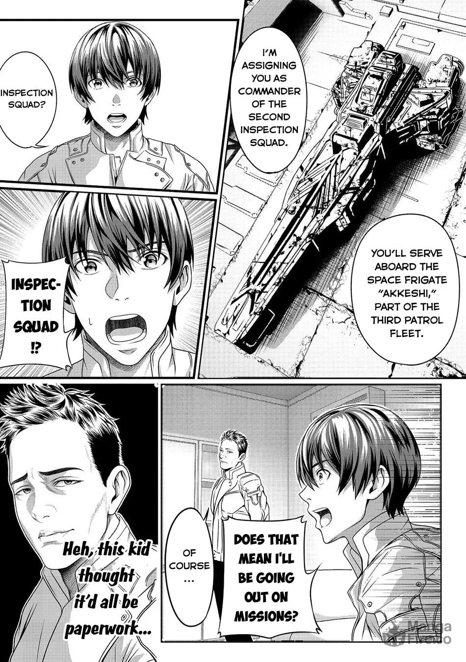"Koko wa Makasete Sakini Ike!" wo shitai Shinitagari no Nozomanu Uchuu Gekokujou Chapter 2 page 21 - 