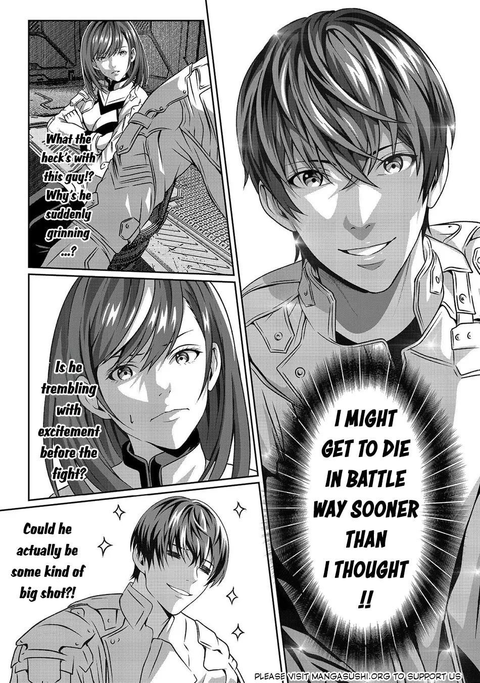 "Koko wa Makasete Sakini Ike!" wo shitai Shinitagari no Nozomanu Uchuu Gekokujou Chapter 3 page 12 - 