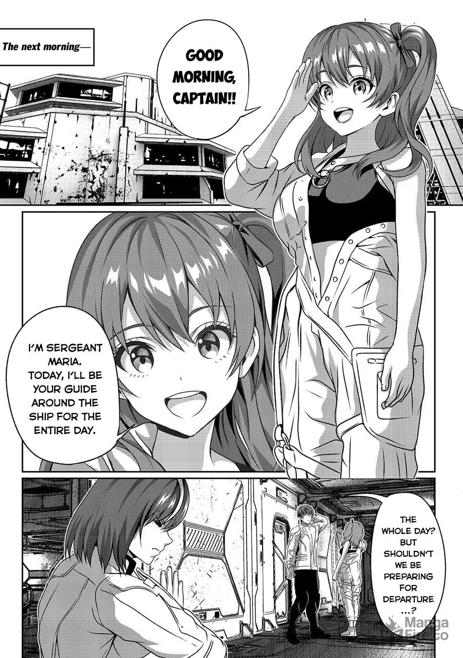 "Koko wa Makasete Sakini Ike!" wo shitai Shinitagari no Nozomanu Uchuu Gekokujou Chapter 3 page 13 - 