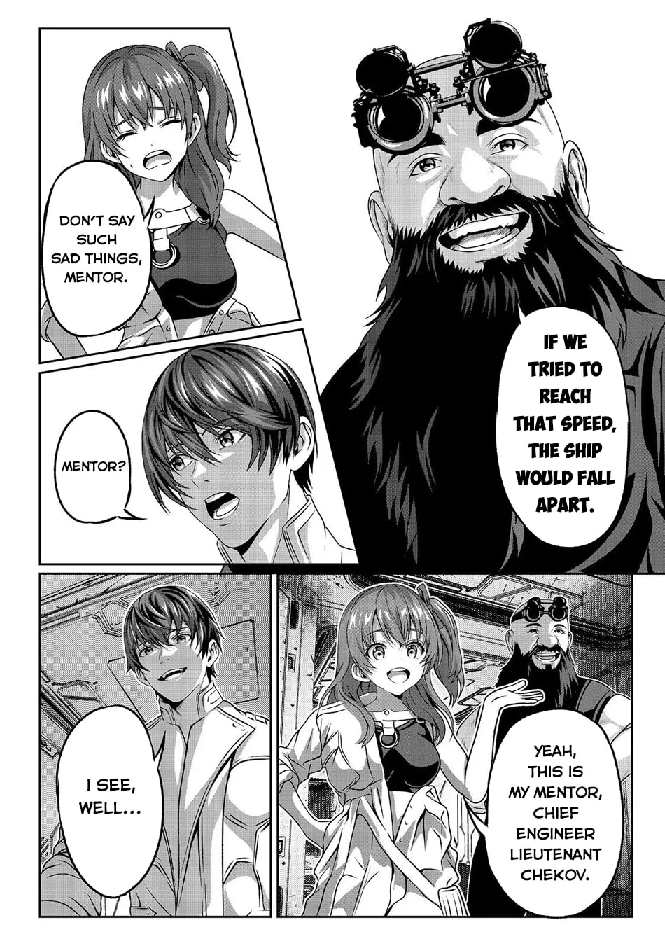 "Koko wa Makasete Sakini Ike!" wo shitai Shinitagari no Nozomanu Uchuu Gekokujou Chapter 3 page 18 - 