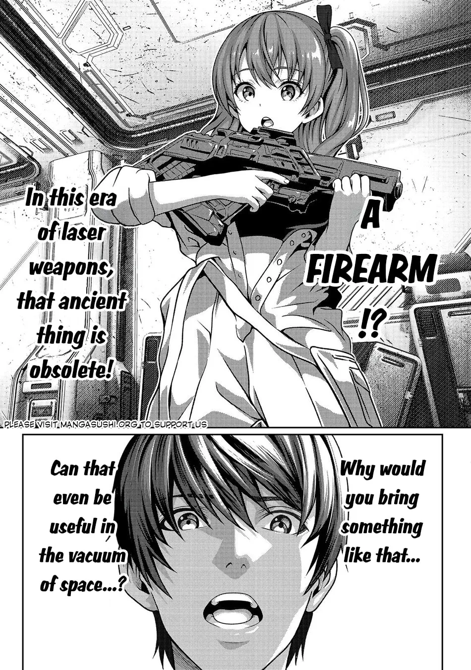 "Koko wa Makasete Sakini Ike!" wo shitai Shinitagari no Nozomanu Uchuu Gekokujou Chapter 3 page 31 - 