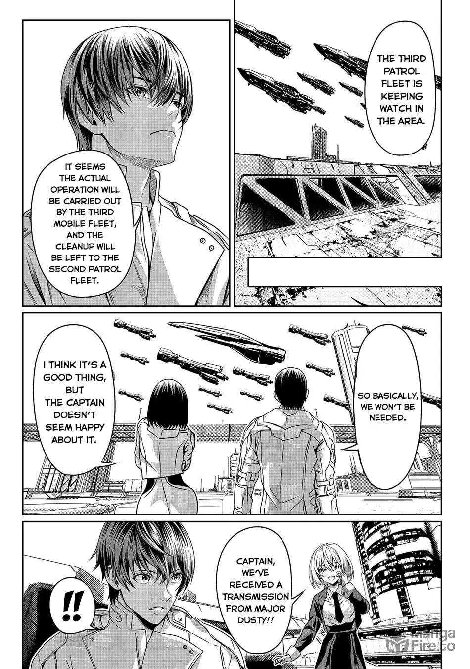 "Koko wa Makasete Sakini Ike!" wo shitai Shinitagari no Nozomanu Uchuu Gekokujou Chapter 3 page 35 - 