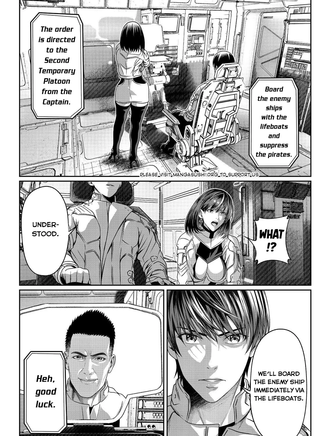 "Koko wa Makasete Sakini Ike!" wo shitai Shinitagari no Nozomanu Uchuu Gekokujou Chapter 3 page 36 - 