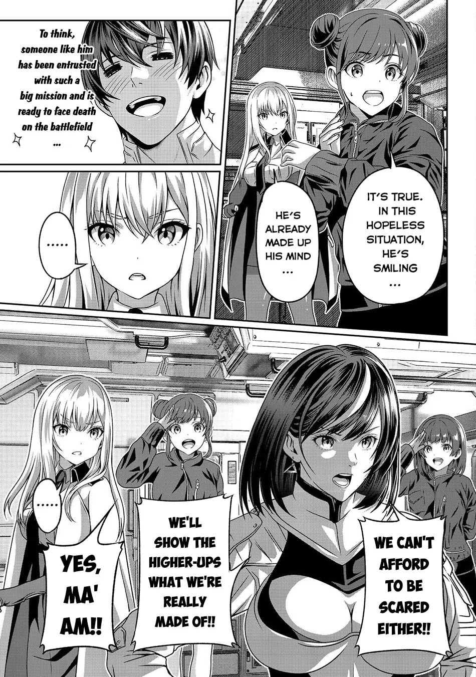 "Koko wa Makasete Sakini Ike!" wo shitai Shinitagari no Nozomanu Uchuu Gekokujou Chapter 3 page 40 - 