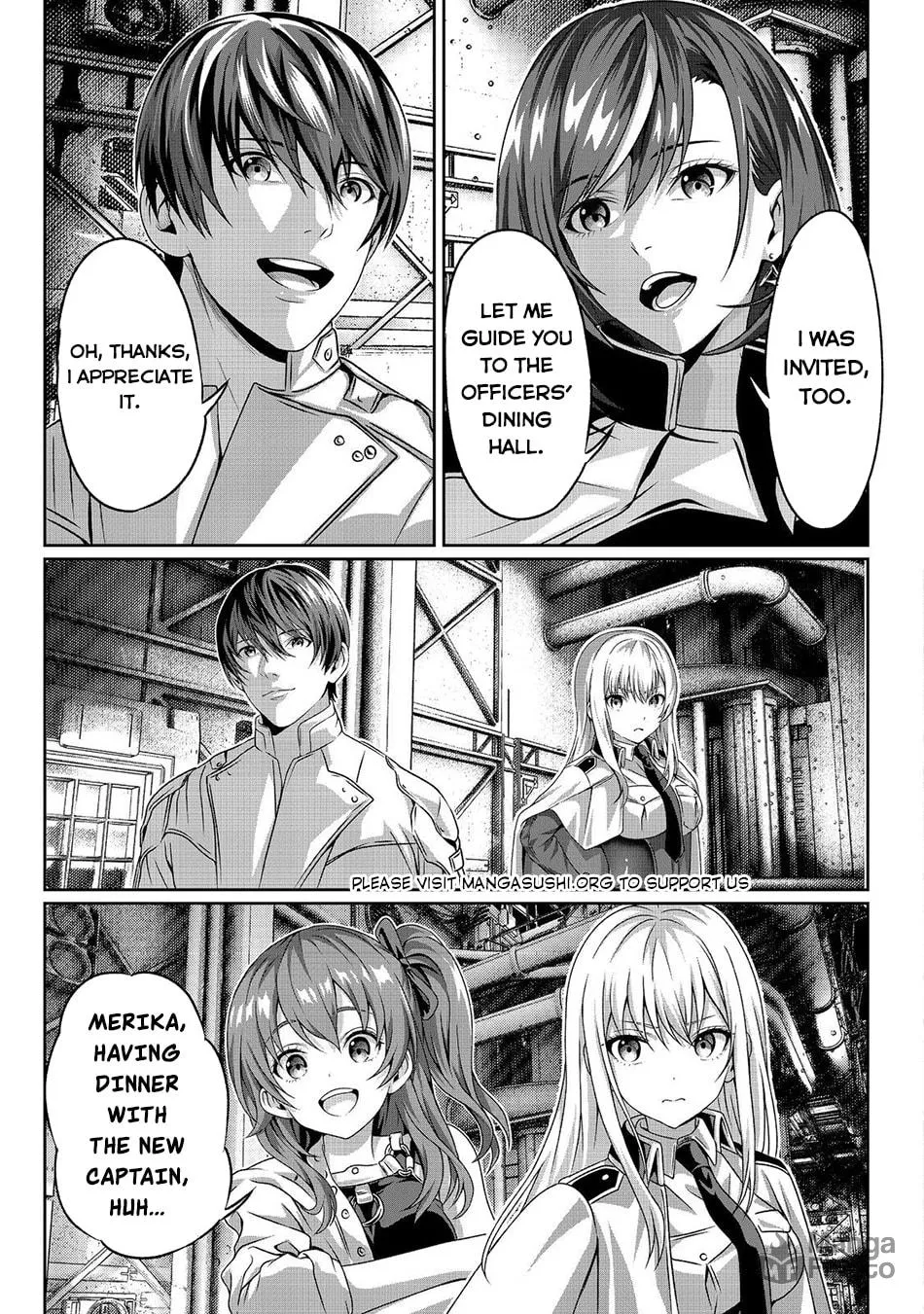 "Koko wa Makasete Sakini Ike!" wo shitai Shinitagari no Nozomanu Uchuu Gekokujou Chapter 3 page 7 - 