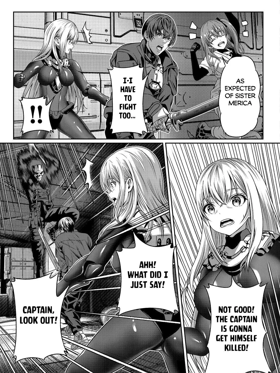 "Koko wa Makasete Sakini Ike!" wo shitai Shinitagari no Nozomanu Uchuu Gekokujou Chapter 4 page 35 - 
