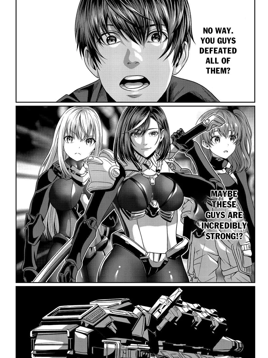 "Koko wa Makasete Sakini Ike!" wo shitai Shinitagari no Nozomanu Uchuu Gekokujou Chapter 4 page 49 - 