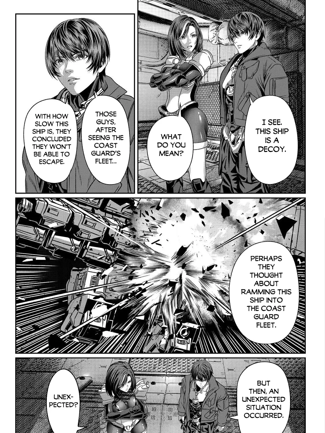"Koko wa Makasete Sakini Ike!" wo shitai Shinitagari no Nozomanu Uchuu Gekokujou Chapter 4 page 55 - 