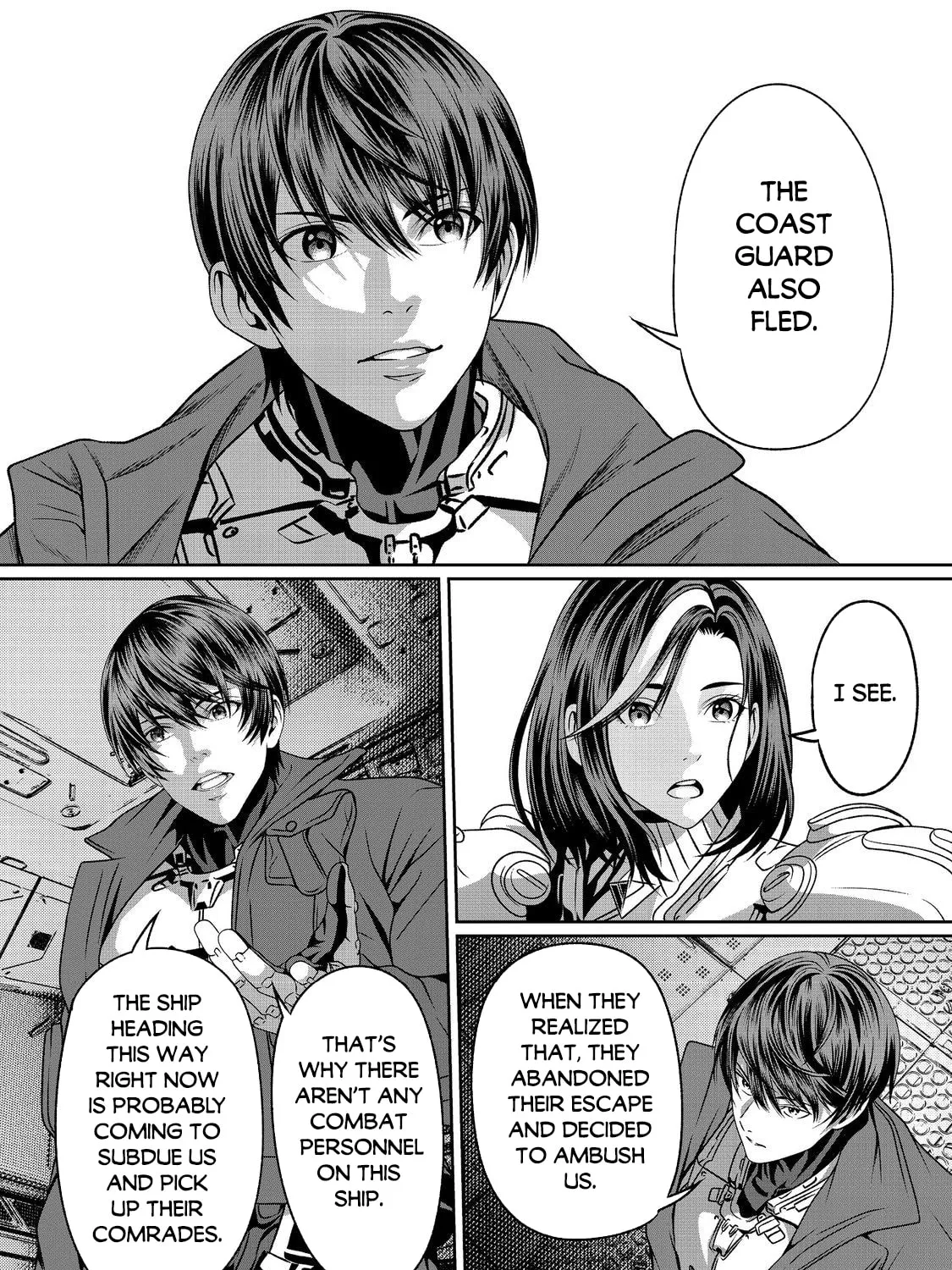 "Koko wa Makasete Sakini Ike!" wo shitai Shinitagari no Nozomanu Uchuu Gekokujou Chapter 4 page 57 - 