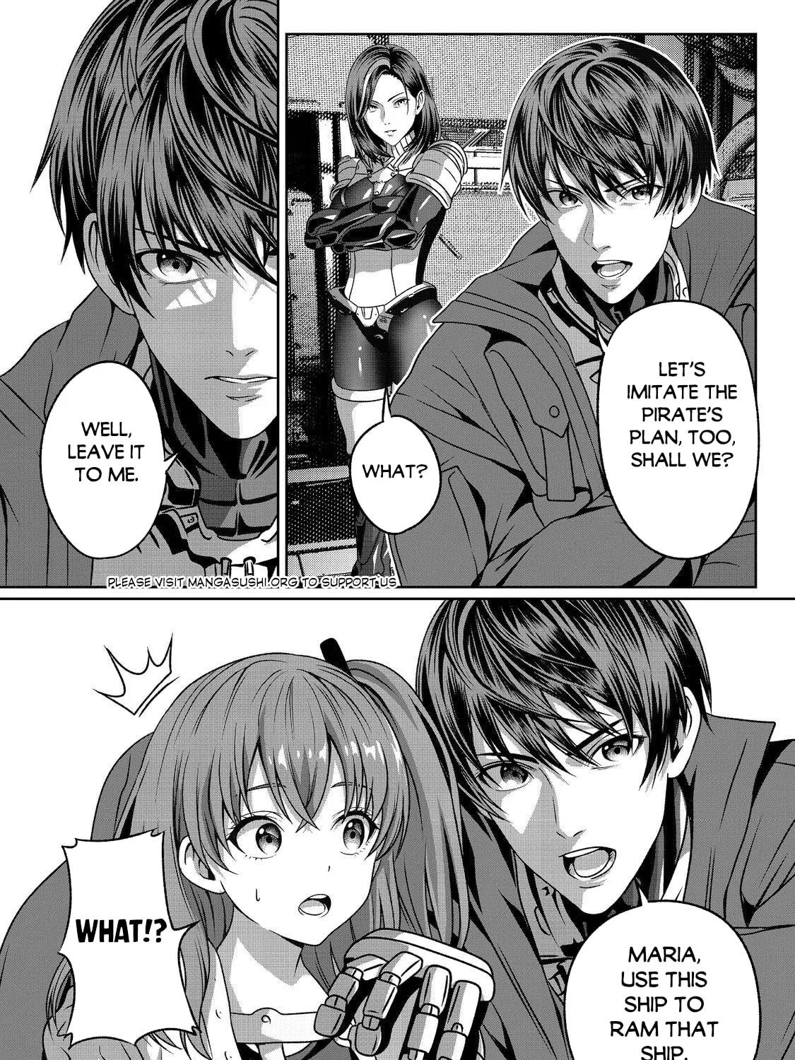 "Koko wa Makasete Sakini Ike!" wo shitai Shinitagari no Nozomanu Uchuu Gekokujou Chapter 4 page 61 - 