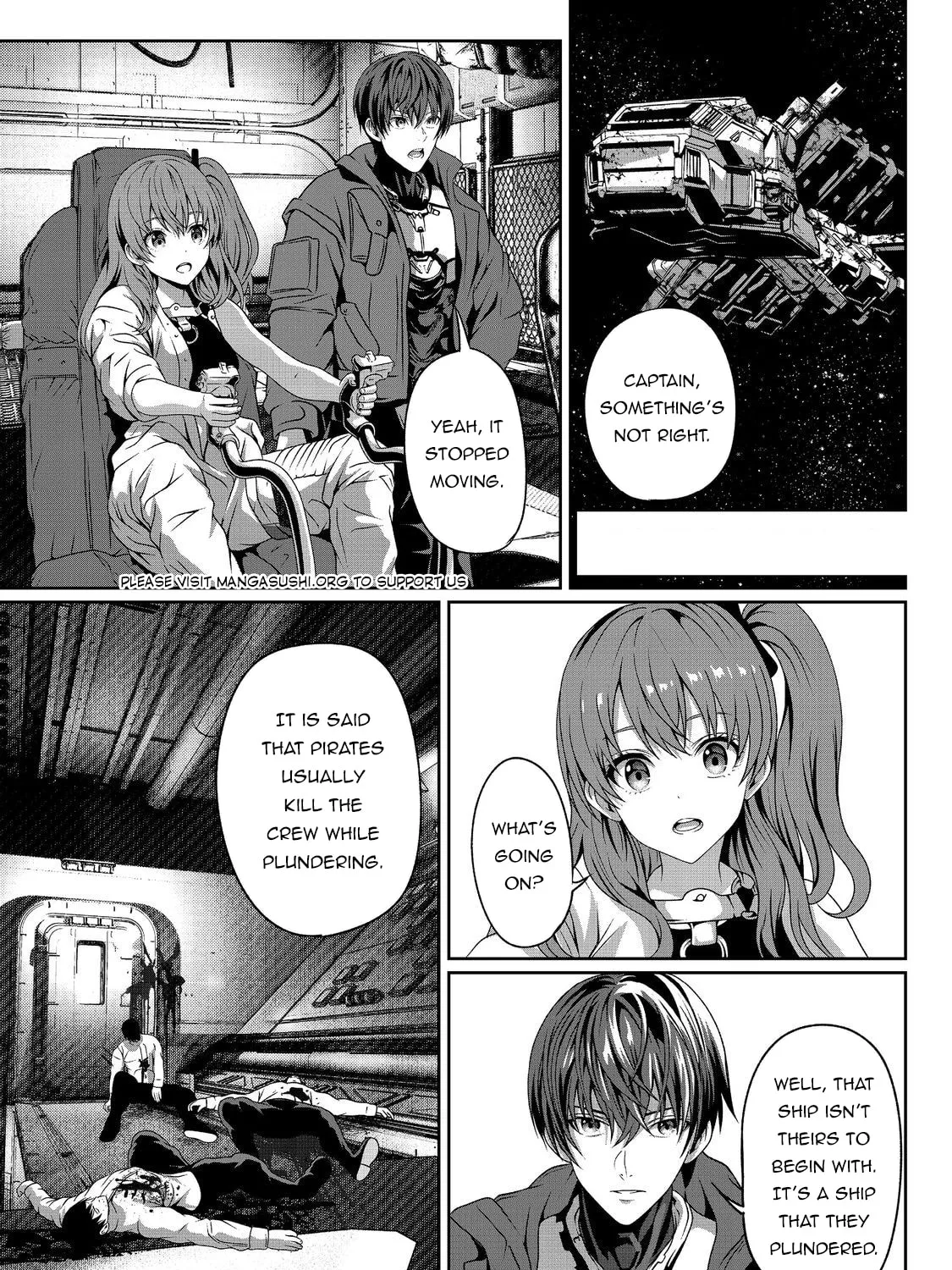 "Koko wa Makasete Sakini Ike!" wo shitai Shinitagari no Nozomanu Uchuu Gekokujou Chapter 5 page 25 - 
