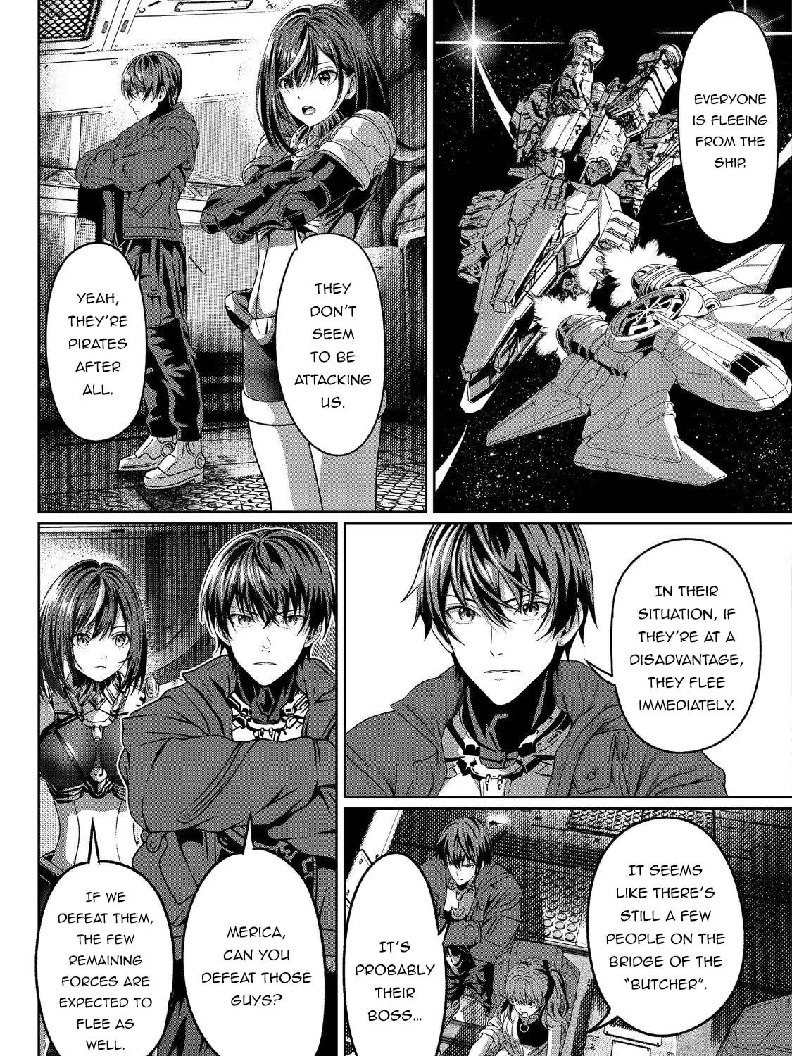 "Koko wa Makasete Sakini Ike!" wo shitai Shinitagari no Nozomanu Uchuu Gekokujou Chapter 5 page 35 - 