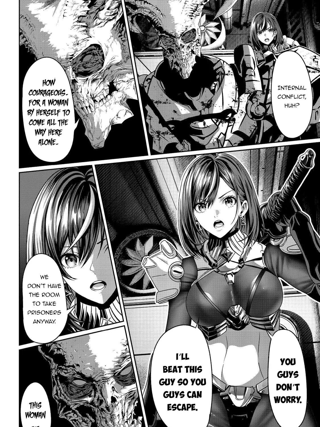 "Koko wa Makasete Sakini Ike!" wo shitai Shinitagari no Nozomanu Uchuu Gekokujou Chapter 5 page 47 - 