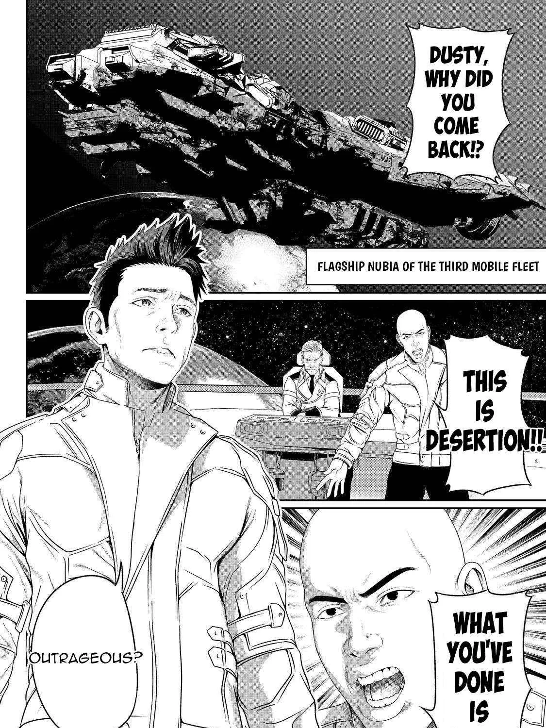 "Koko wa Makasete Sakini Ike!" wo shitai Shinitagari no Nozomanu Uchuu Gekokujou Chapter 6 page 4 - 