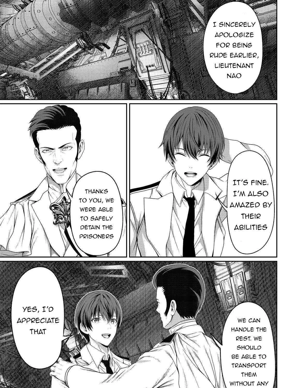 "Koko wa Makasete Sakini Ike!" wo shitai Shinitagari no Nozomanu Uchuu Gekokujou Chapter 6 page 63 - 