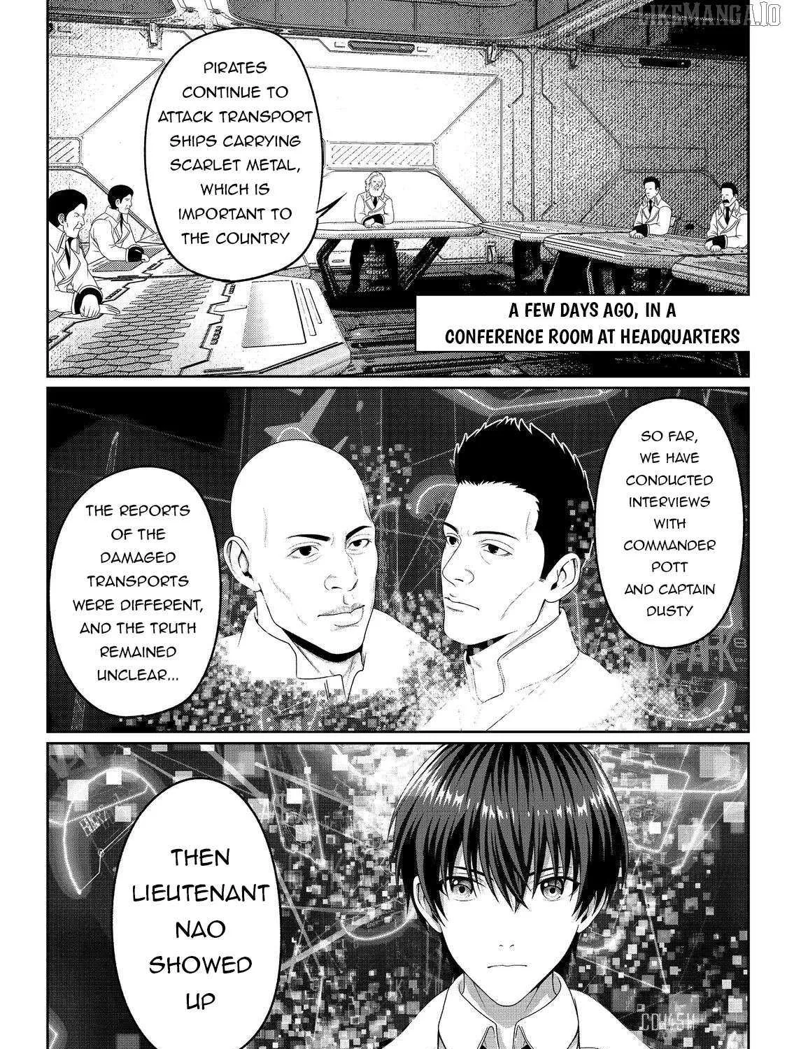 "Koko wa Makasete Sakini Ike!" wo shitai Shinitagari no Nozomanu Uchuu Gekokujou Chapter 7 page 54 - 