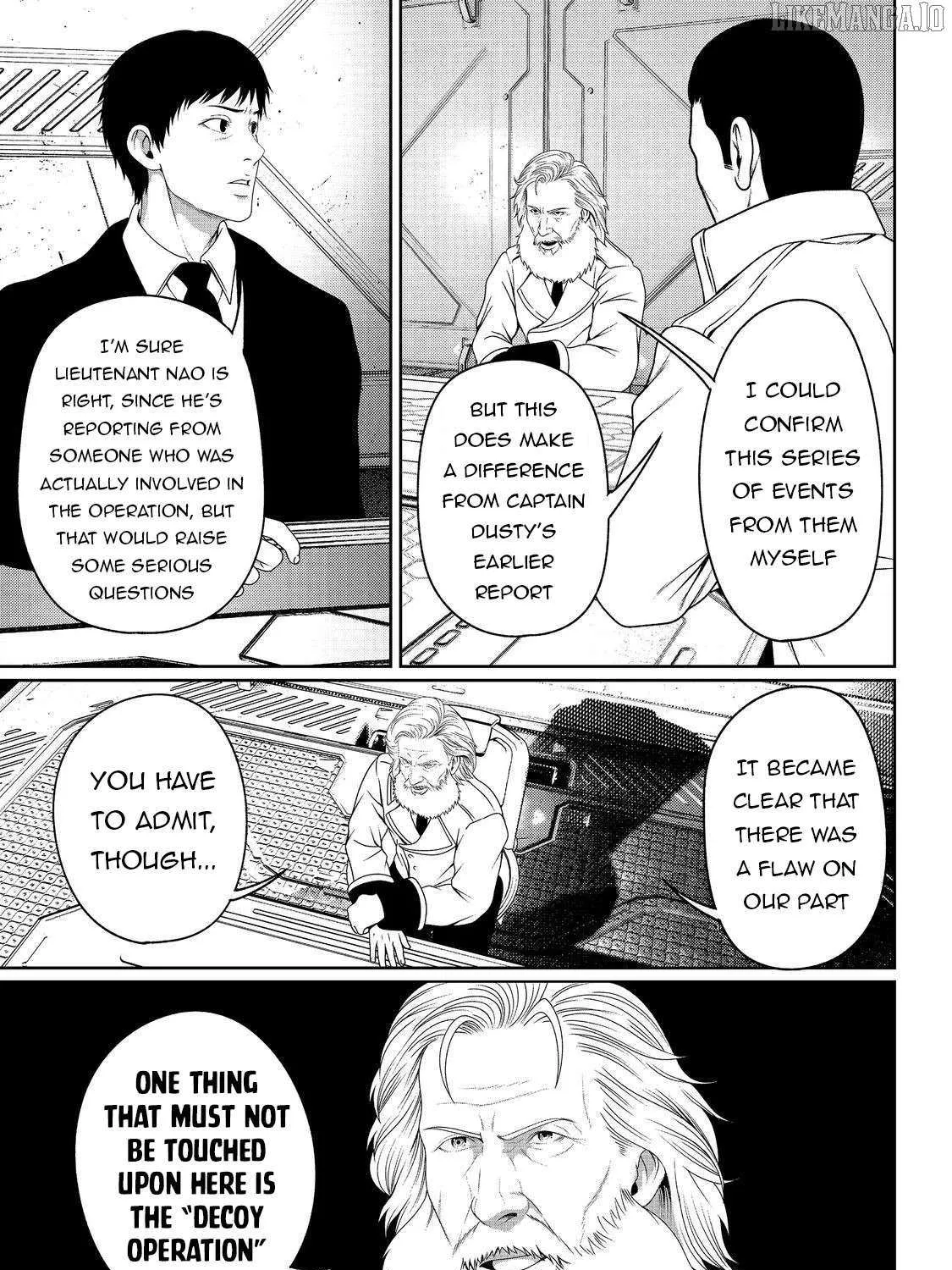 "Koko wa Makasete Sakini Ike!" wo shitai Shinitagari no Nozomanu Uchuu Gekokujou Chapter 7 page 56 - 