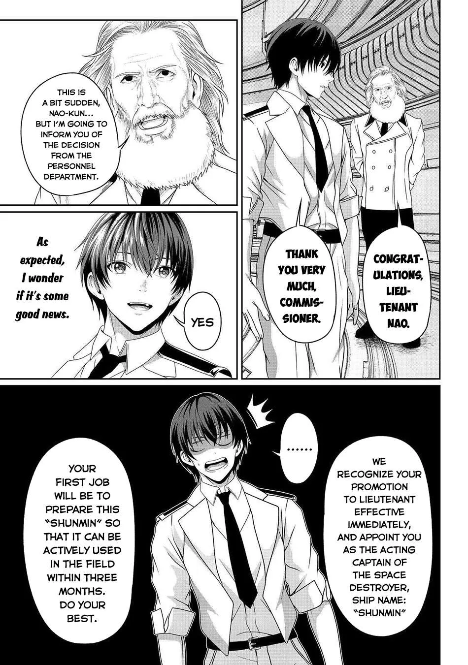 "Koko wa Makasete Sakini Ike!" wo shitai Shinitagari no Nozomanu Uchuu Gekokujou Chapter 8 page 38 - 