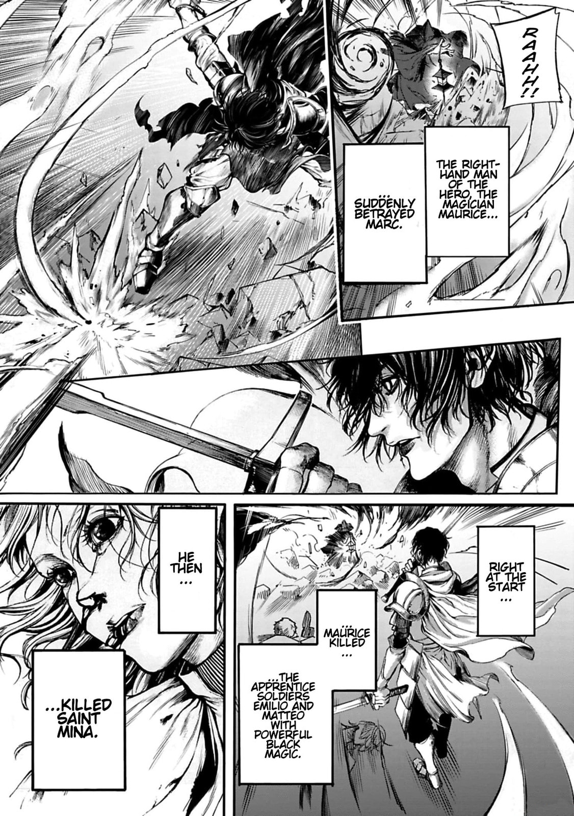 Kokuma Musou: Ochita Sei Kishi to Fukushou no Kuro Madoushi Chapter 1 page 12 - 