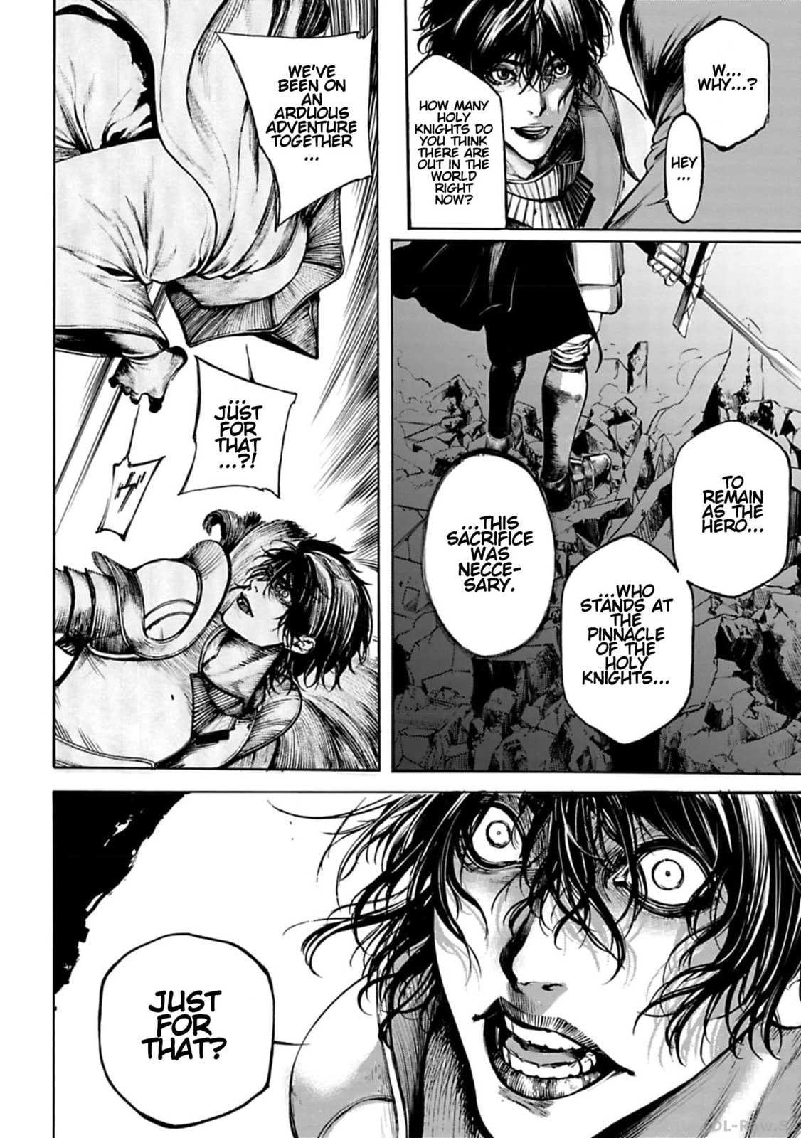 Kokuma Musou: Ochita Sei Kishi to Fukushou no Kuro Madoushi Chapter 1 page 16 - 