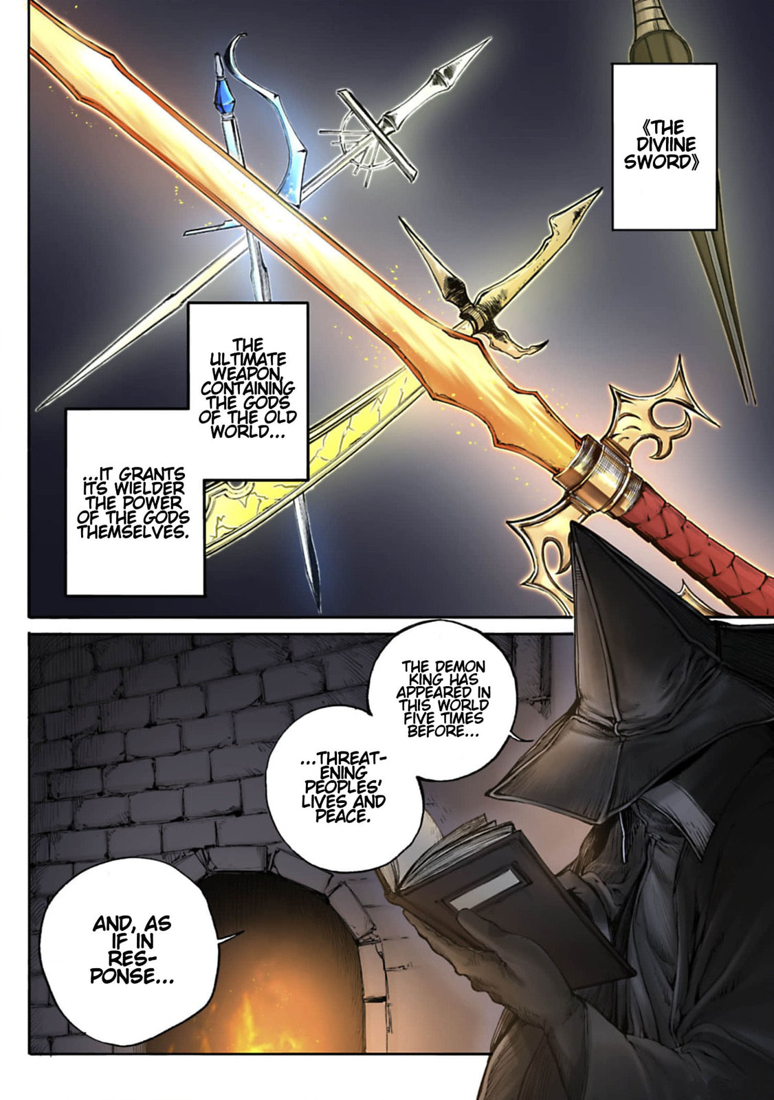 Kokuma Musou: Ochita Sei Kishi to Fukushou no Kuro Madoushi Chapter 1 page 4 - 