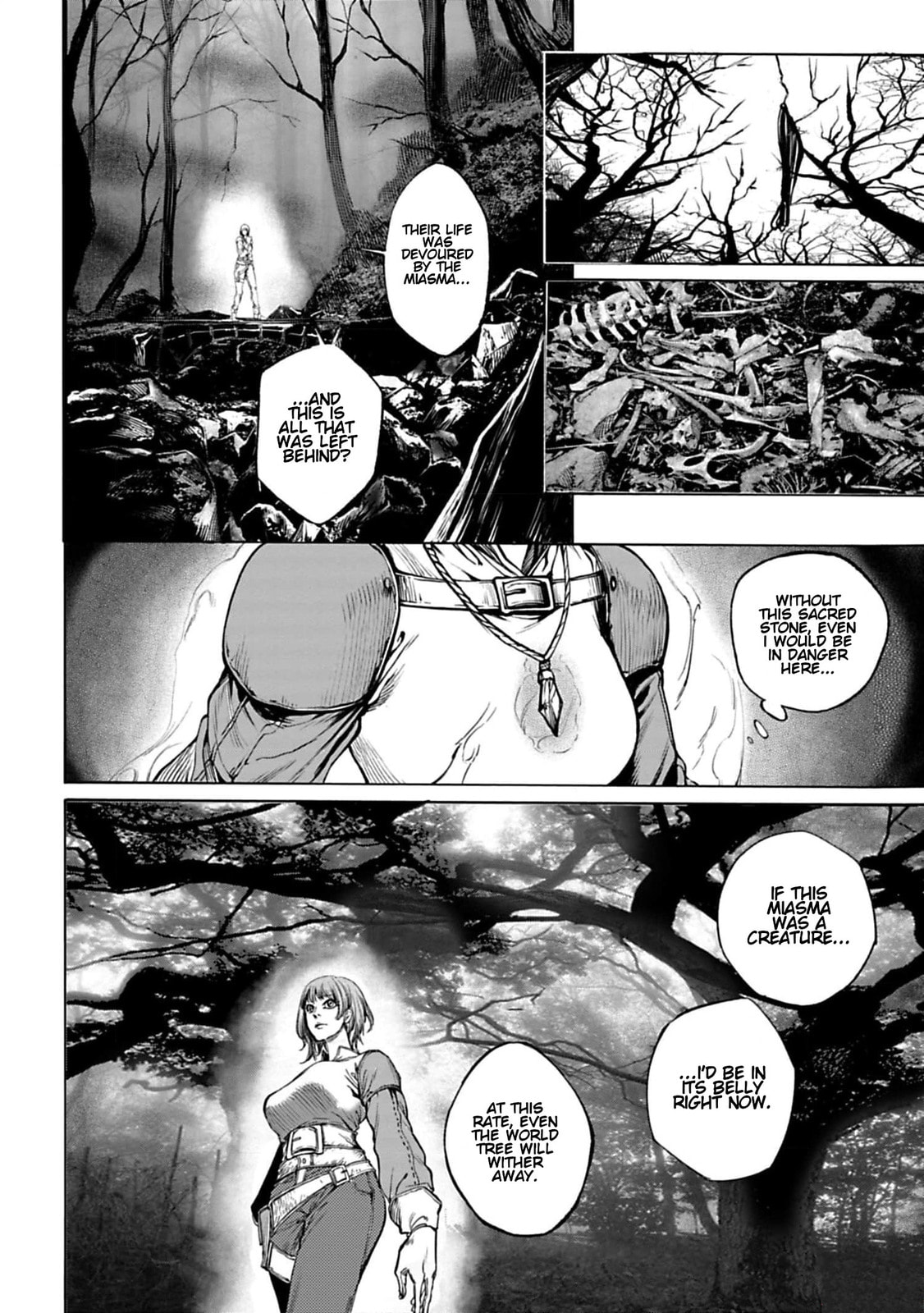 Kokuma Musou: Ochita Sei Kishi to Fukushou no Kuro Madoushi Chapter 1 page 37 - 