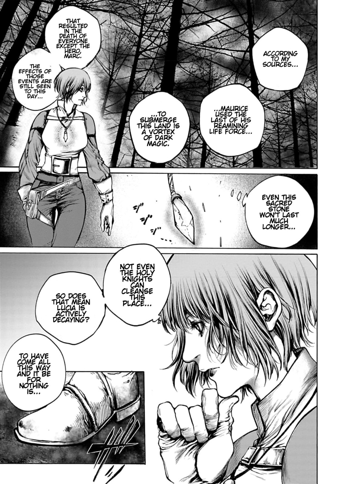 Kokuma Musou: Ochita Sei Kishi to Fukushou no Kuro Madoushi Chapter 1 page 38 - 
