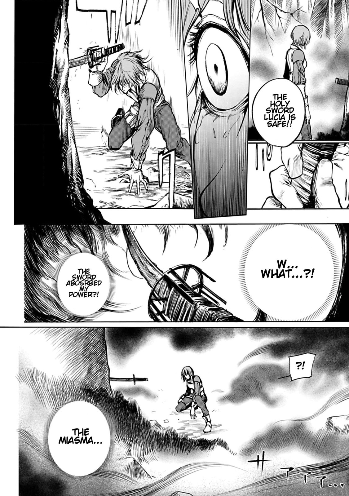 Kokuma Musou: Ochita Sei Kishi to Fukushou no Kuro Madoushi Chapter 1 page 40 - 