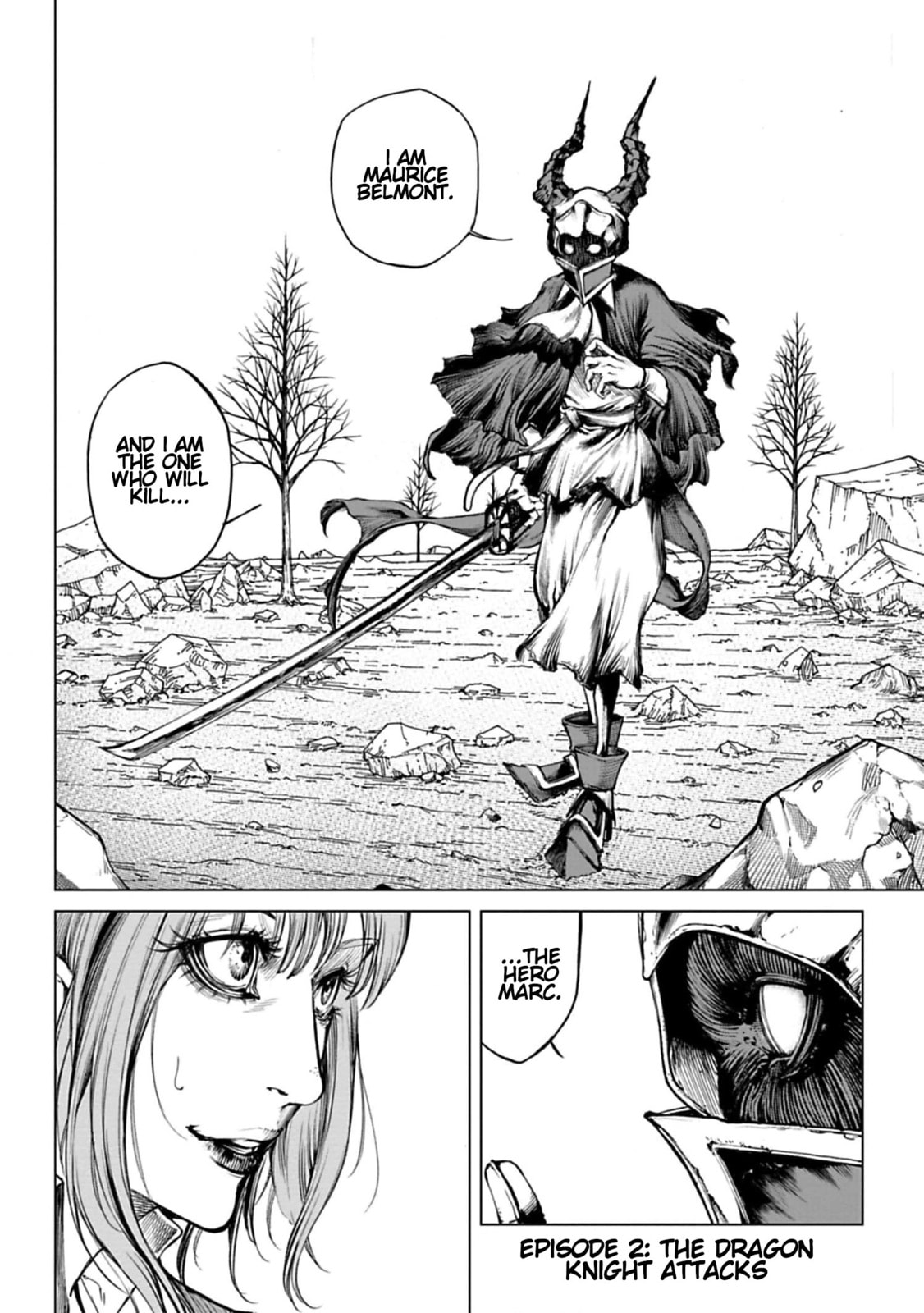 Kokuma Musou: Ochita Sei Kishi to Fukushou no Kuro Madoushi Chapter 2 page 1 - 