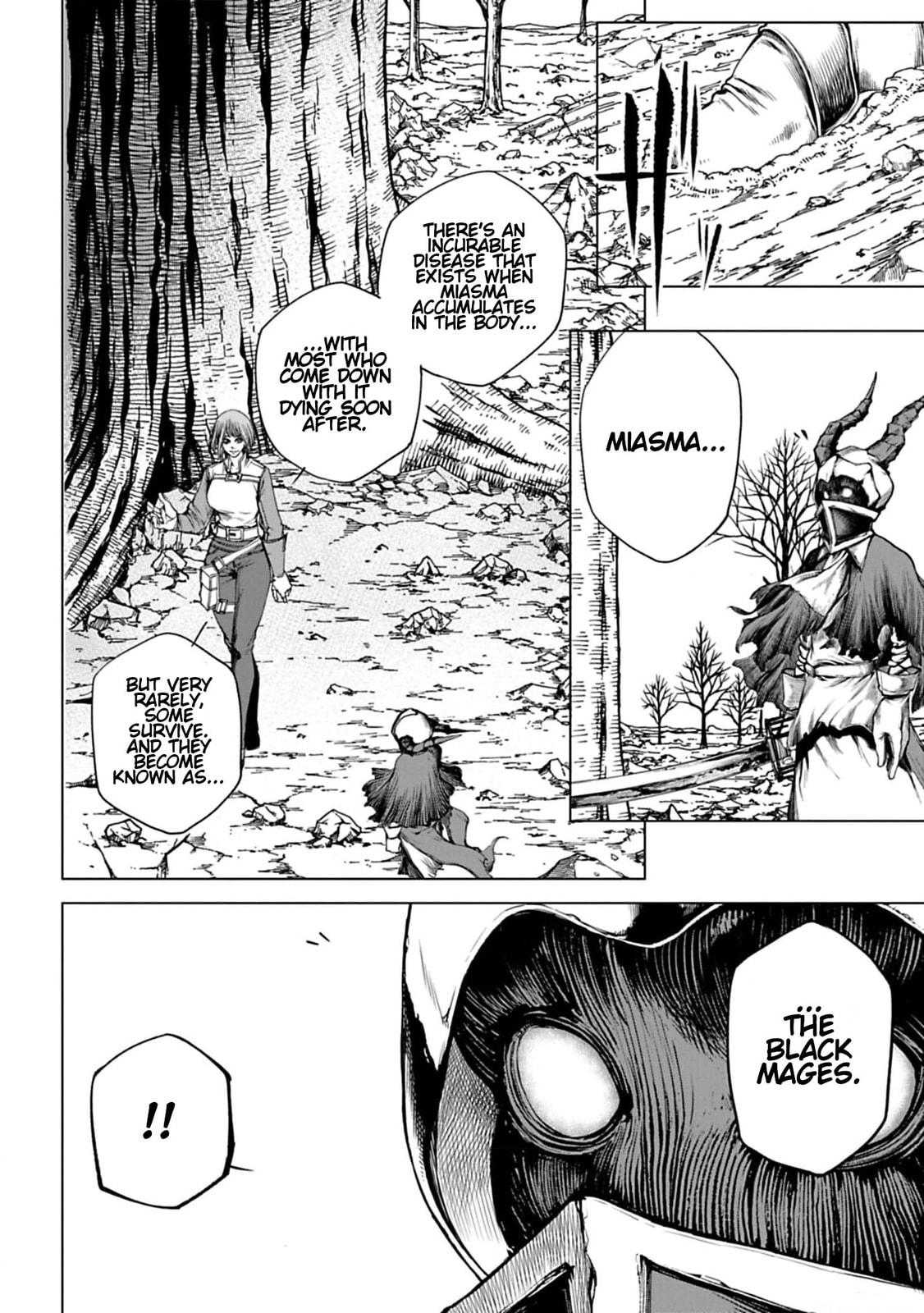 Kokuma Musou: Ochita Sei Kishi to Fukushou no Kuro Madoushi Chapter 2 page 2 - 