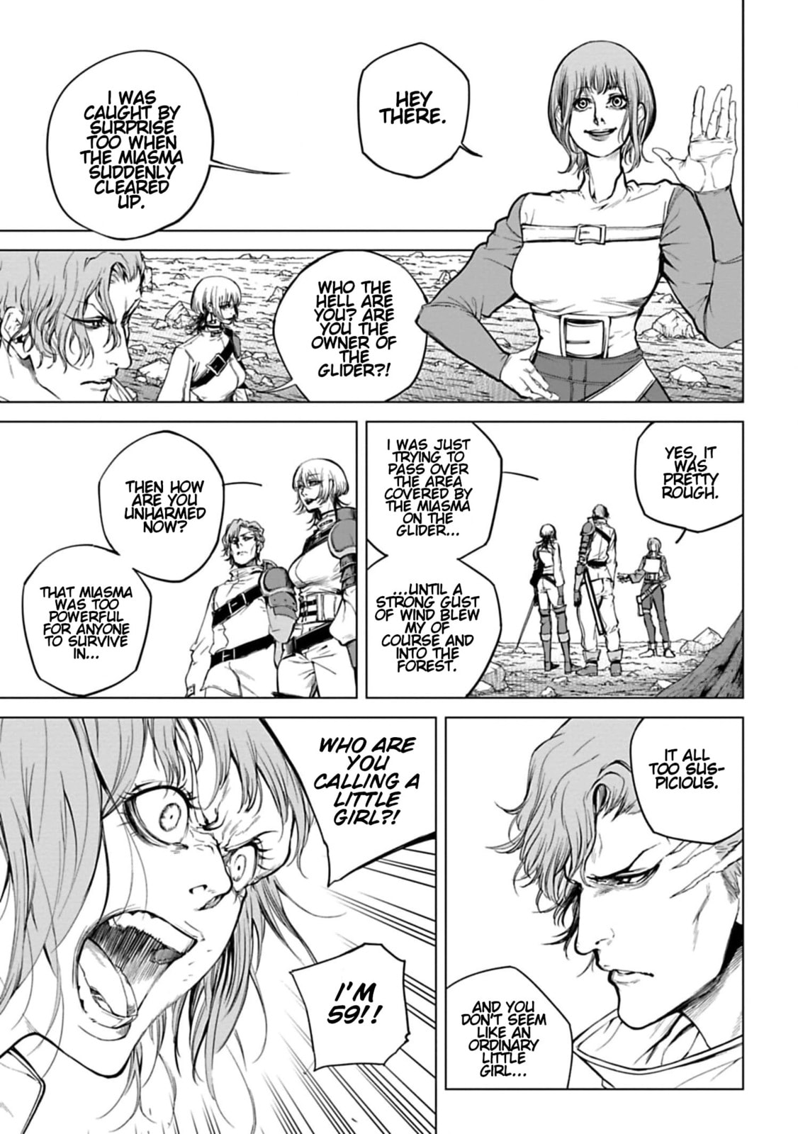 Kokuma Musou: Ochita Sei Kishi to Fukushou no Kuro Madoushi Chapter 2 page 12 - 
