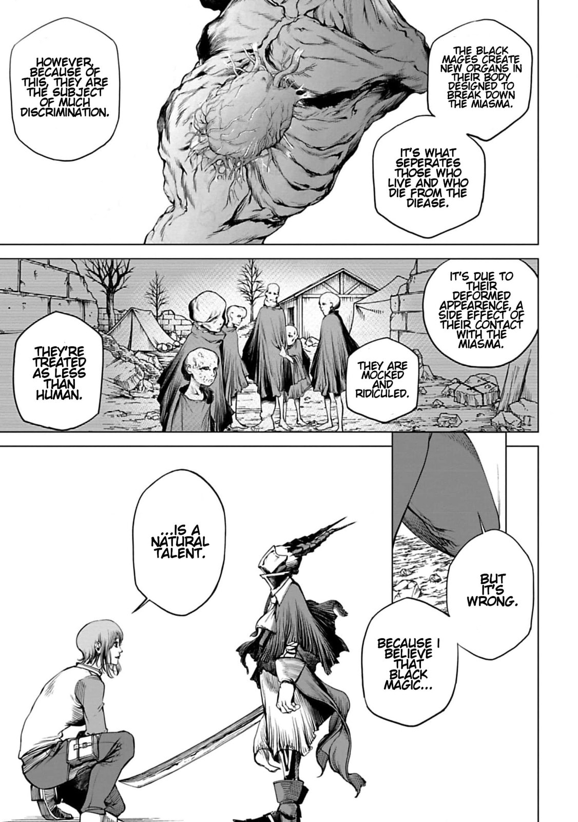 Kokuma Musou: Ochita Sei Kishi to Fukushou no Kuro Madoushi Chapter 2 page 3 - 