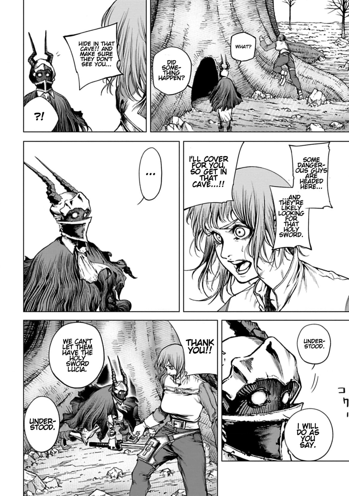 Kokuma Musou: Ochita Sei Kishi to Fukushou no Kuro Madoushi Chapter 2 page 8 - 