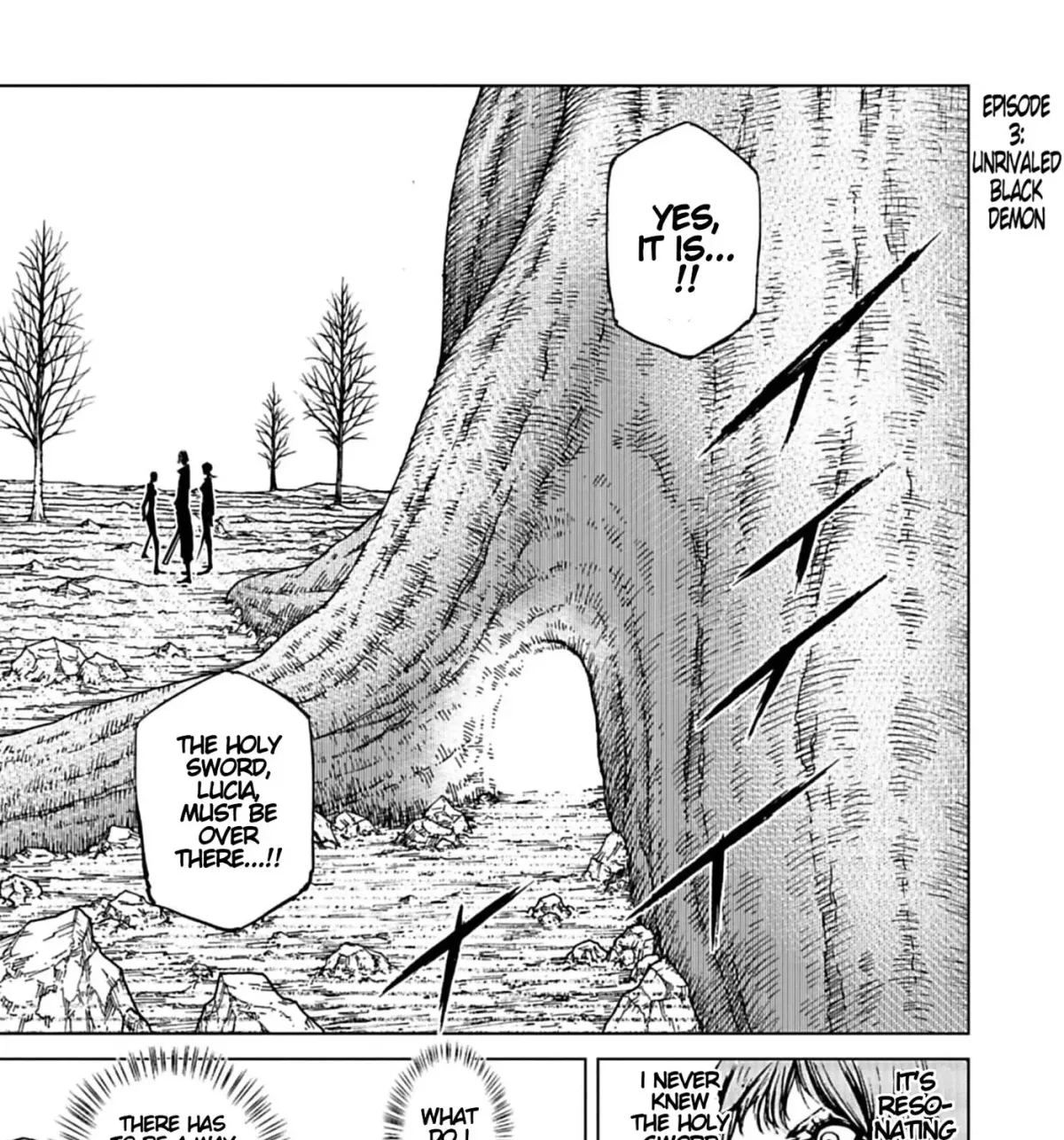 Kokuma Musou: Ochita Sei Kishi to Fukushou no Kuro Madoushi Chapter 3 page 1 - 
