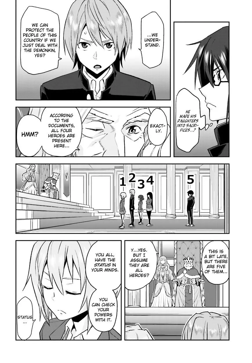 Konjiki No Moji Tsukai - Yuusha Yonin Ni Makikomareta Unique Cheat Chapter 1 page 15 - 