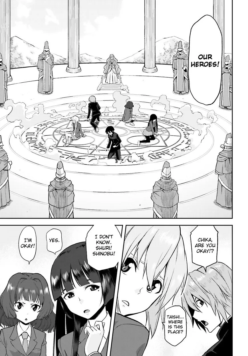 Konjiki No Moji Tsukai - Yuusha Yonin Ni Makikomareta Unique Cheat Chapter 1 page 7 - 