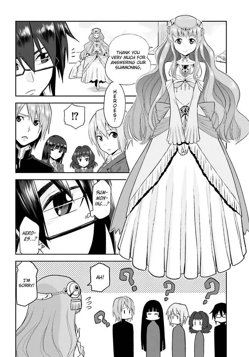 Konjiki No Moji Tsukai - Yuusha Yonin Ni Makikomareta Unique Cheat Chapter 1 page 8 - 