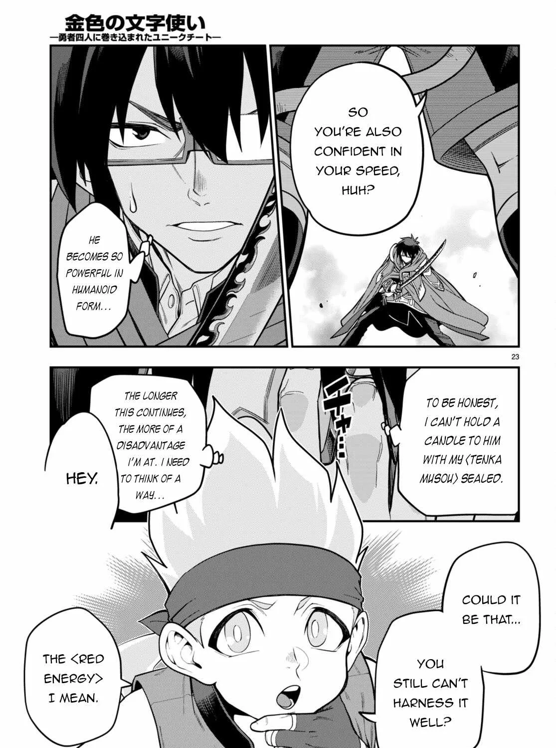 Konjiki No Moji Tsukai - Yuusha Yonin Ni Makikomareta Unique Cheat Chapter 105 page 47 - 