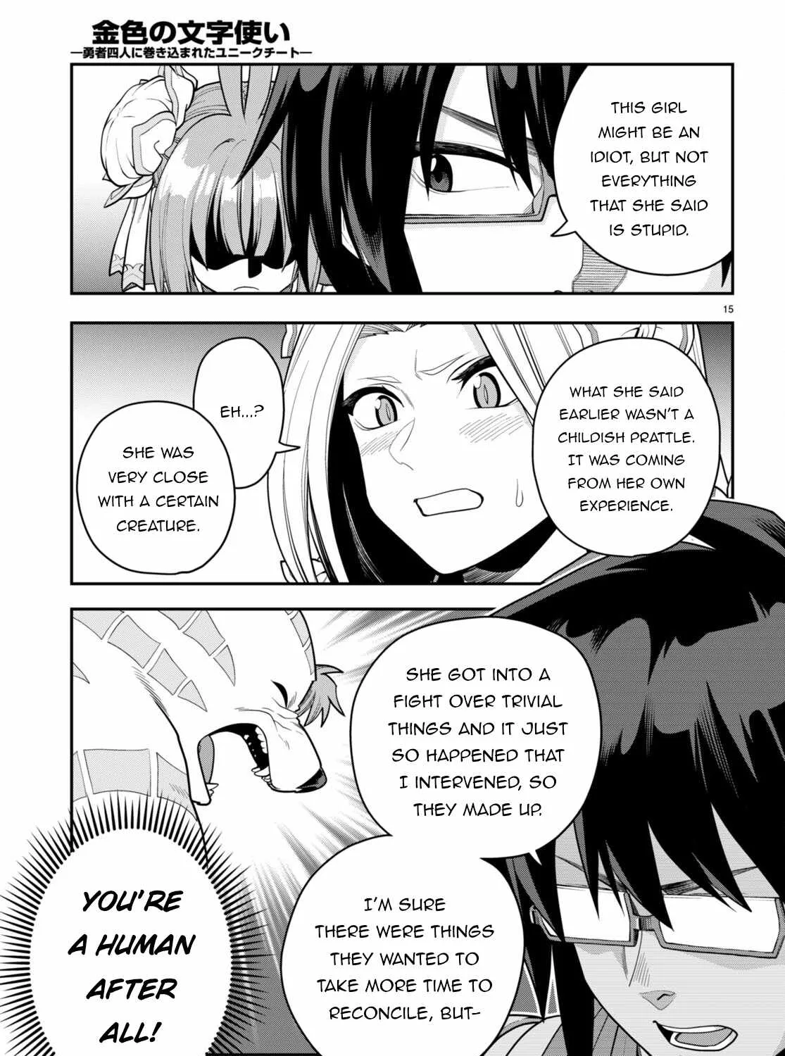 Konjiki No Moji Tsukai - Yuusha Yonin Ni Makikomareta Unique Cheat Chapter 107 page 33 - 