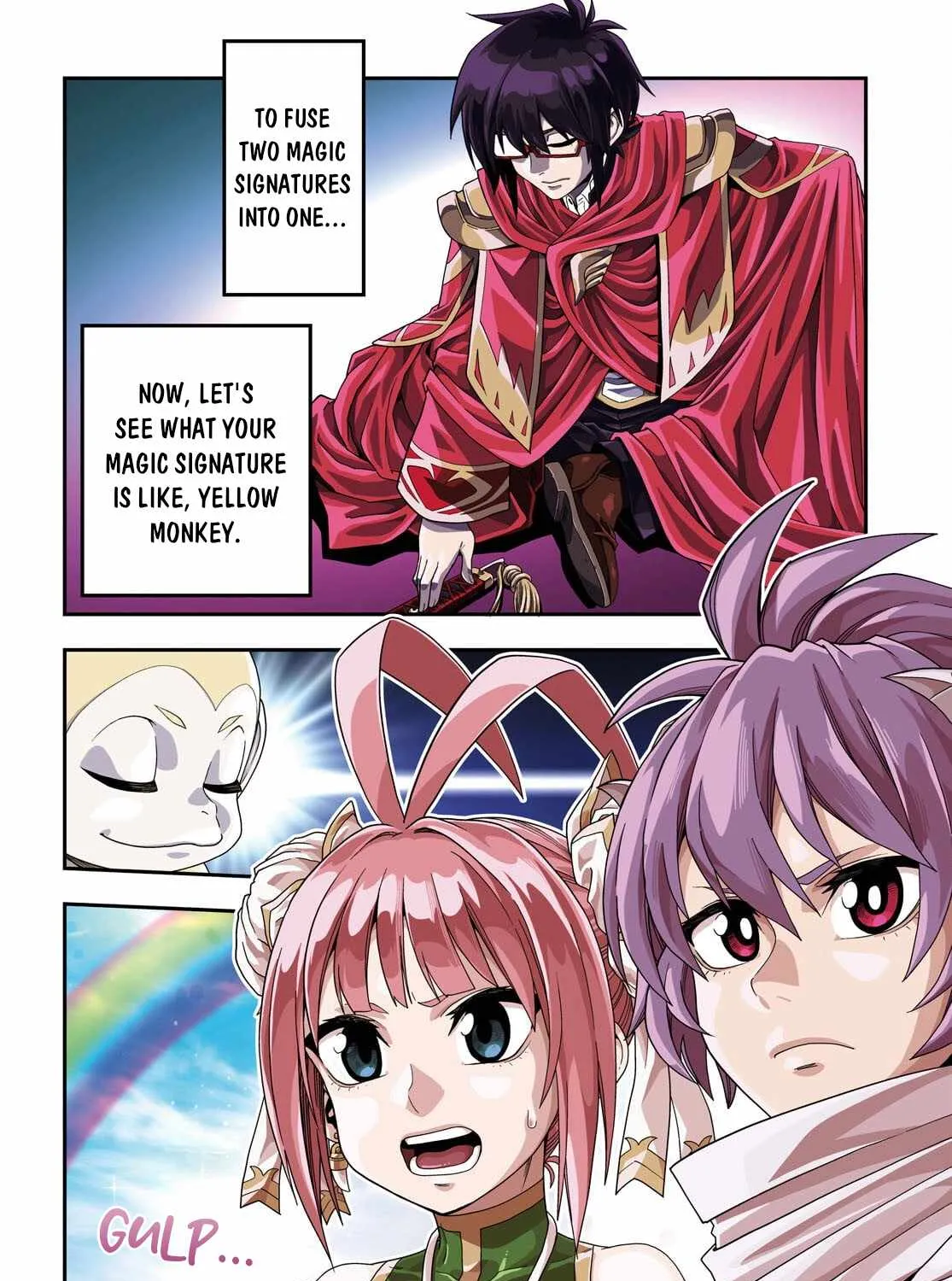Konjiki No Moji Tsukai - Yuusha Yonin Ni Makikomareta Unique Cheat Chapter 107 page 5 - 