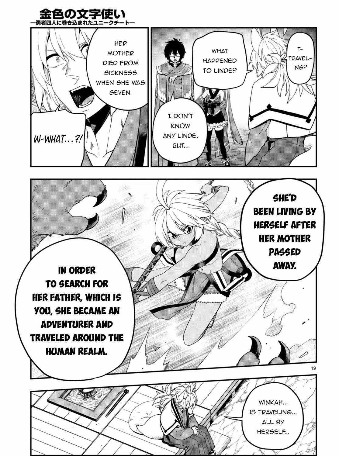 Konjiki No Moji Tsukai - Yuusha Yonin Ni Makikomareta Unique Cheat Chapter 108 page 38 - 