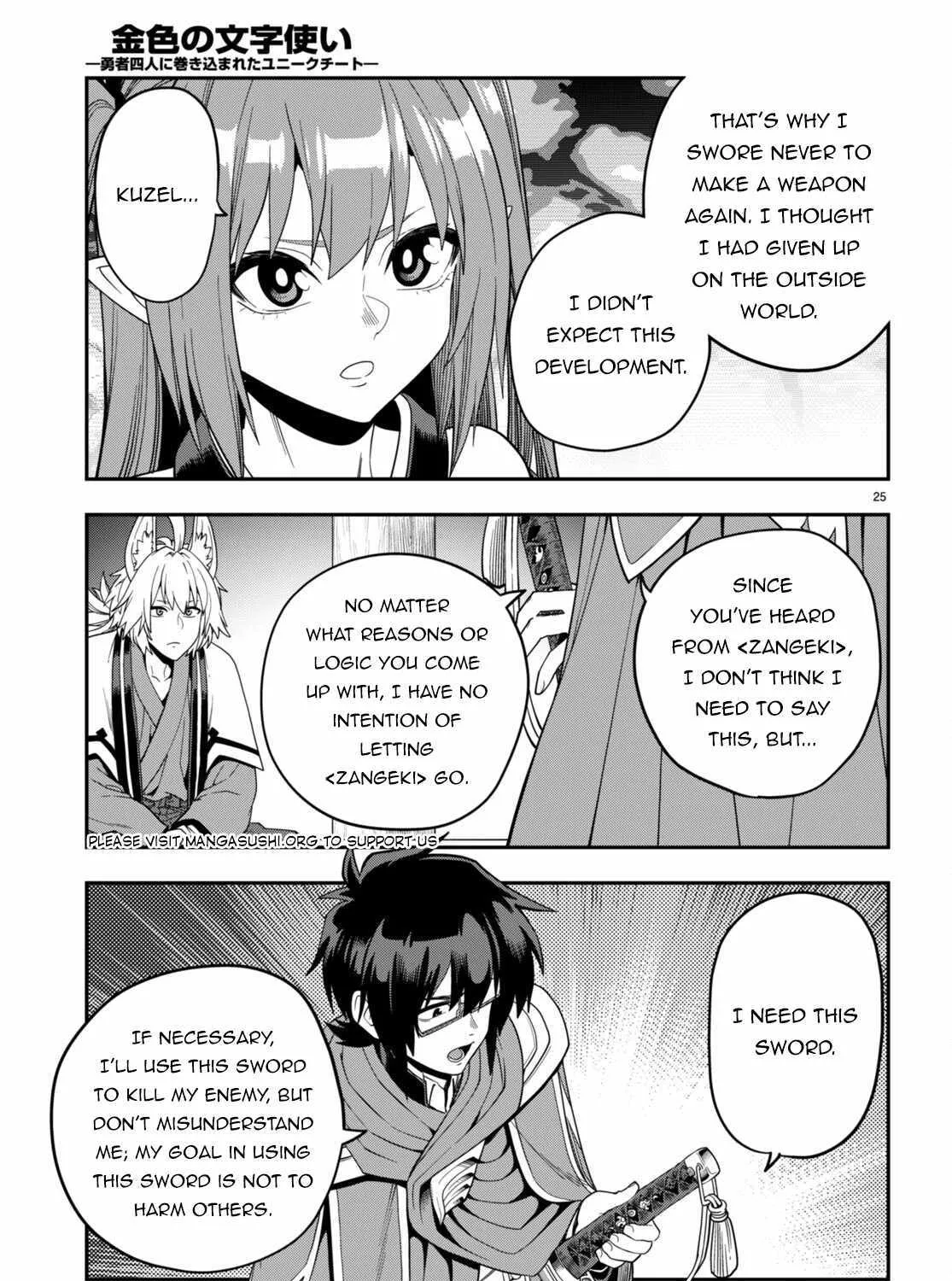 Konjiki No Moji Tsukai - Yuusha Yonin Ni Makikomareta Unique Cheat Chapter 108 page 50 - 