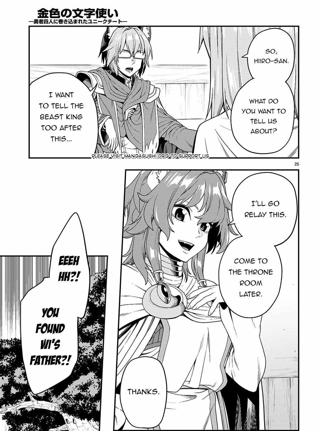 Konjiki No Moji Tsukai - Yuusha Yonin Ni Makikomareta Unique Cheat Chapter 109 page 52 - 