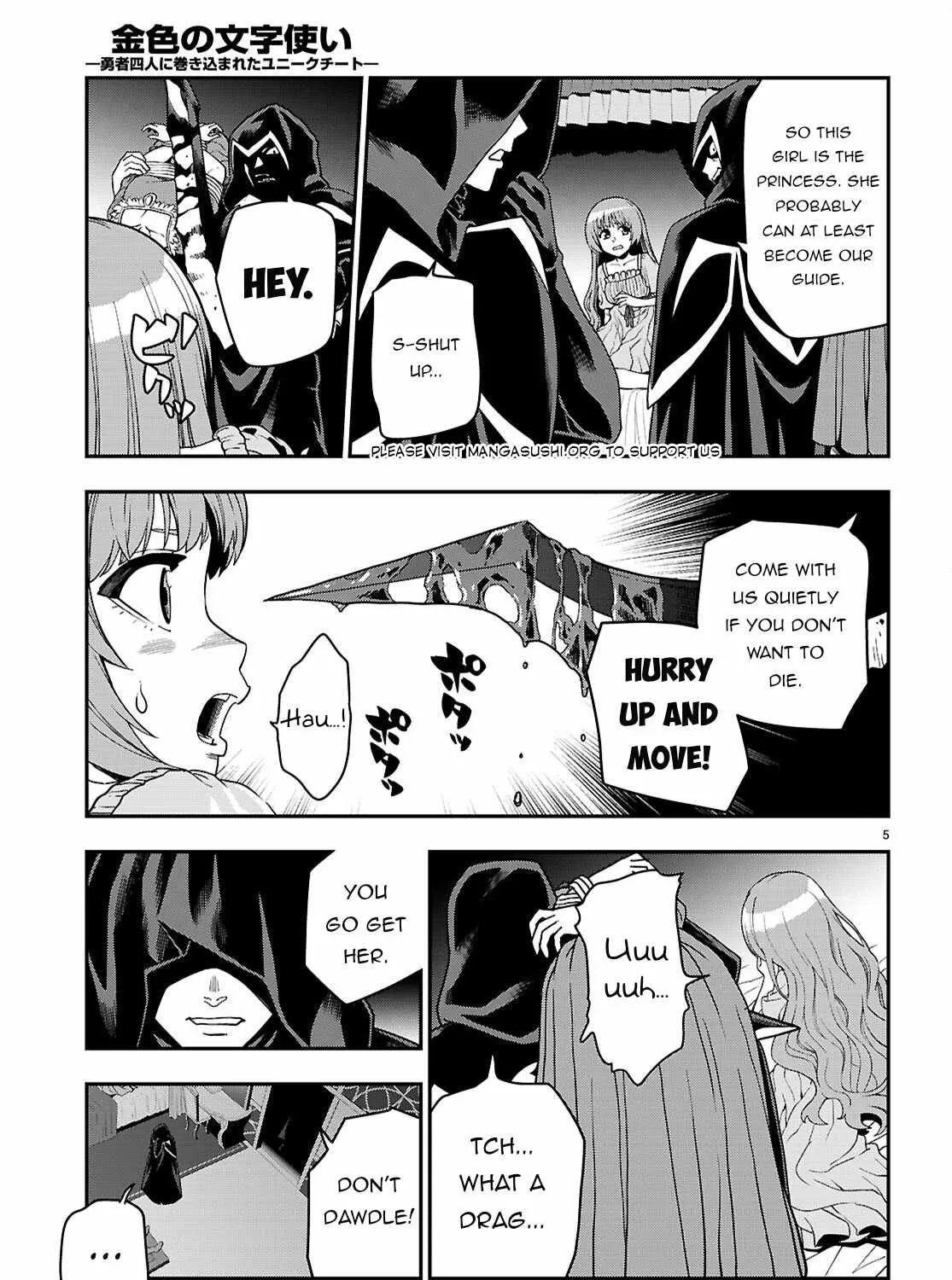 Konjiki No Moji Tsukai - Yuusha Yonin Ni Makikomareta Unique Cheat Chapter 111 page 12 - 